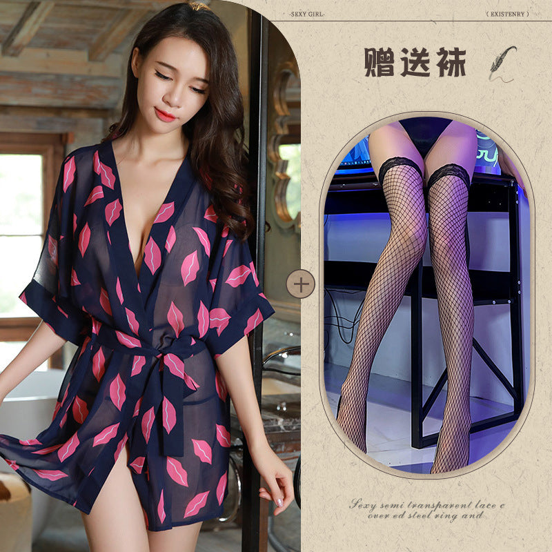 Chiffon Robe Set