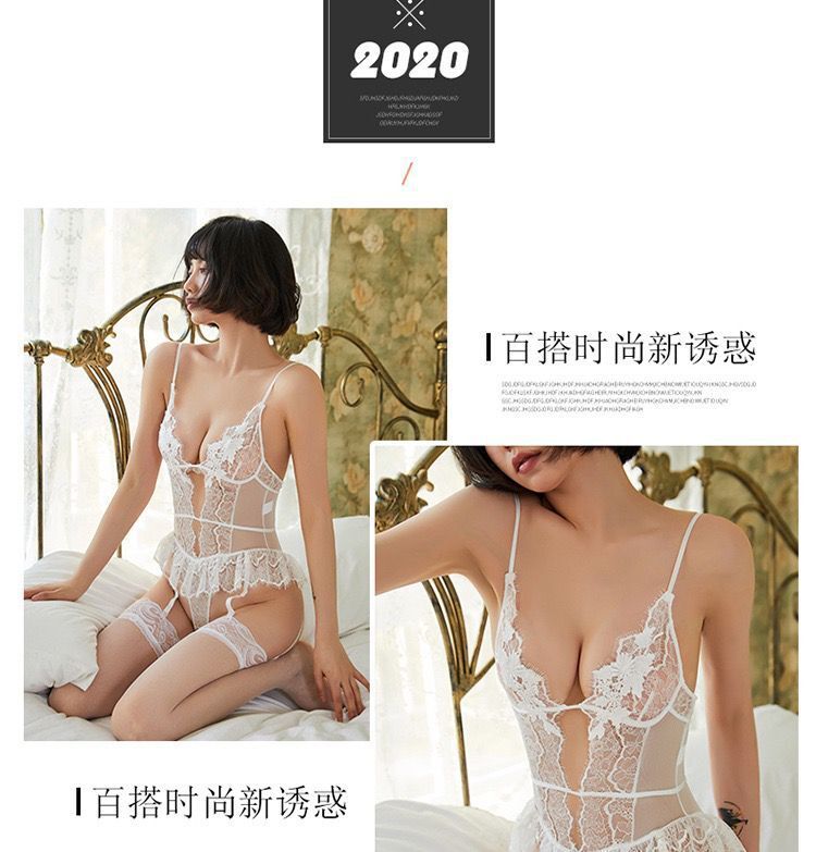 Lace Bodysuit with Backless Design