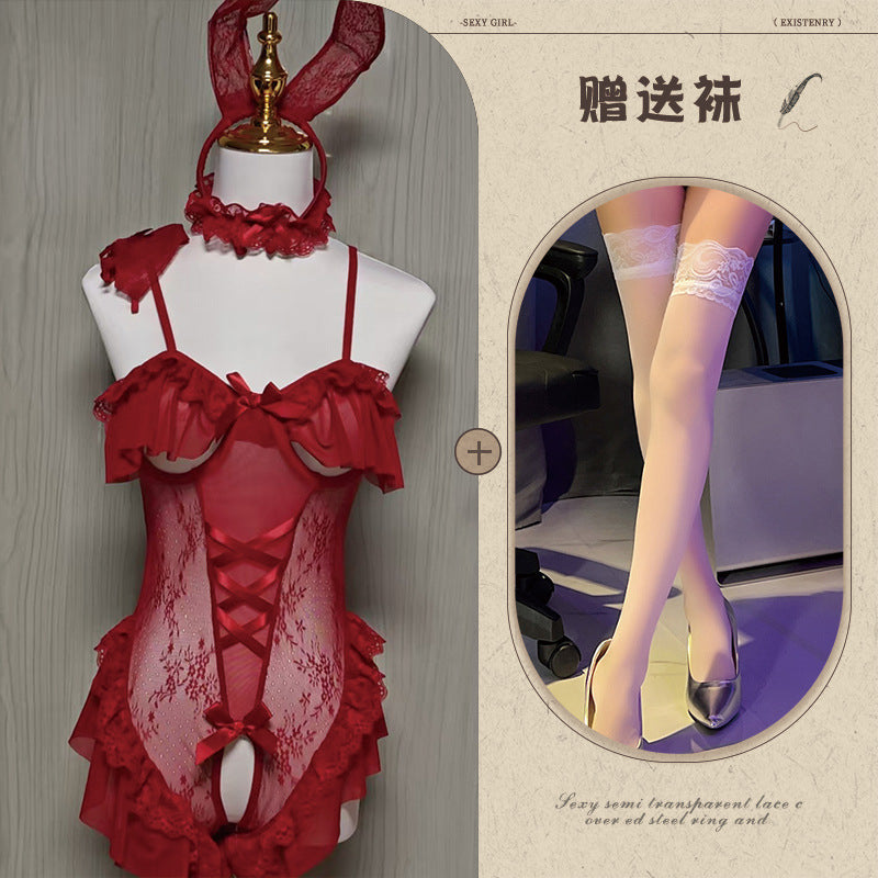 Bunny Lace Teddy Costume