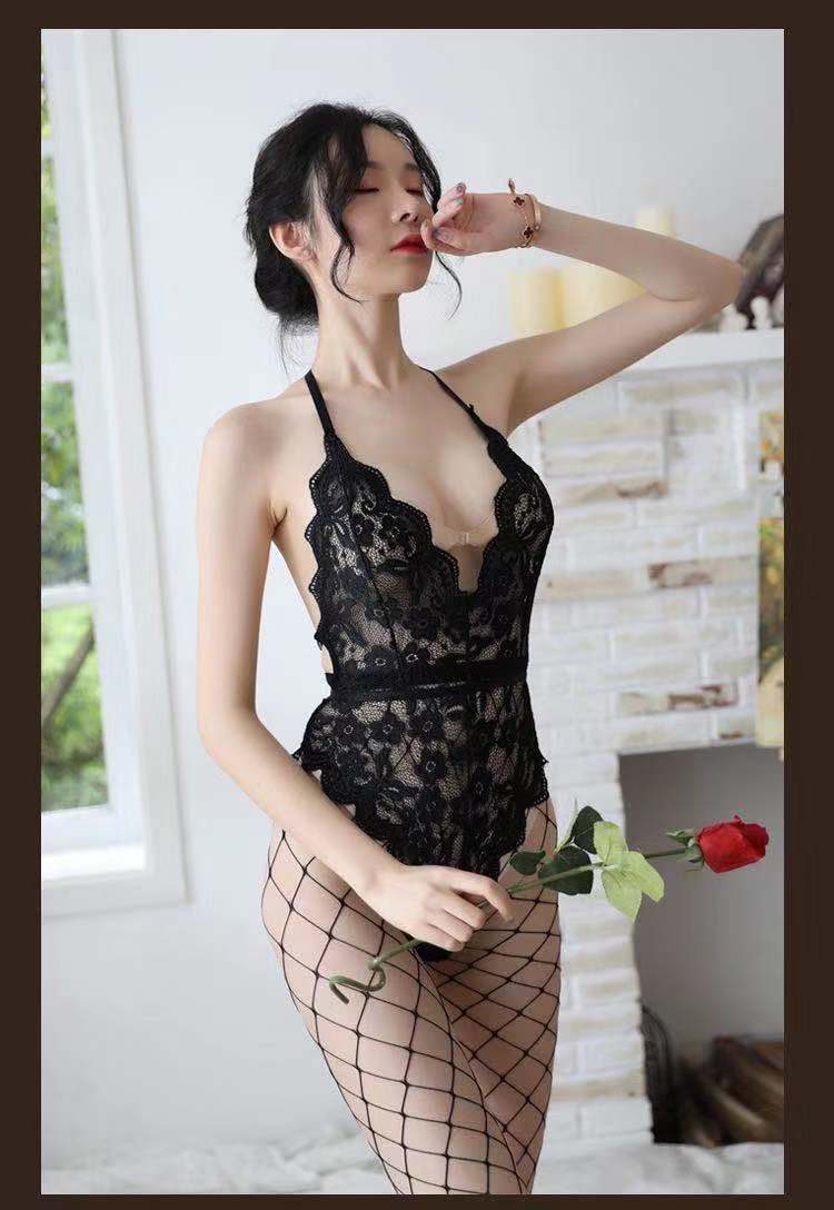 Backless Snap-Crotch Catsuit