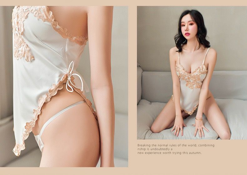 Backless Silk Chemise