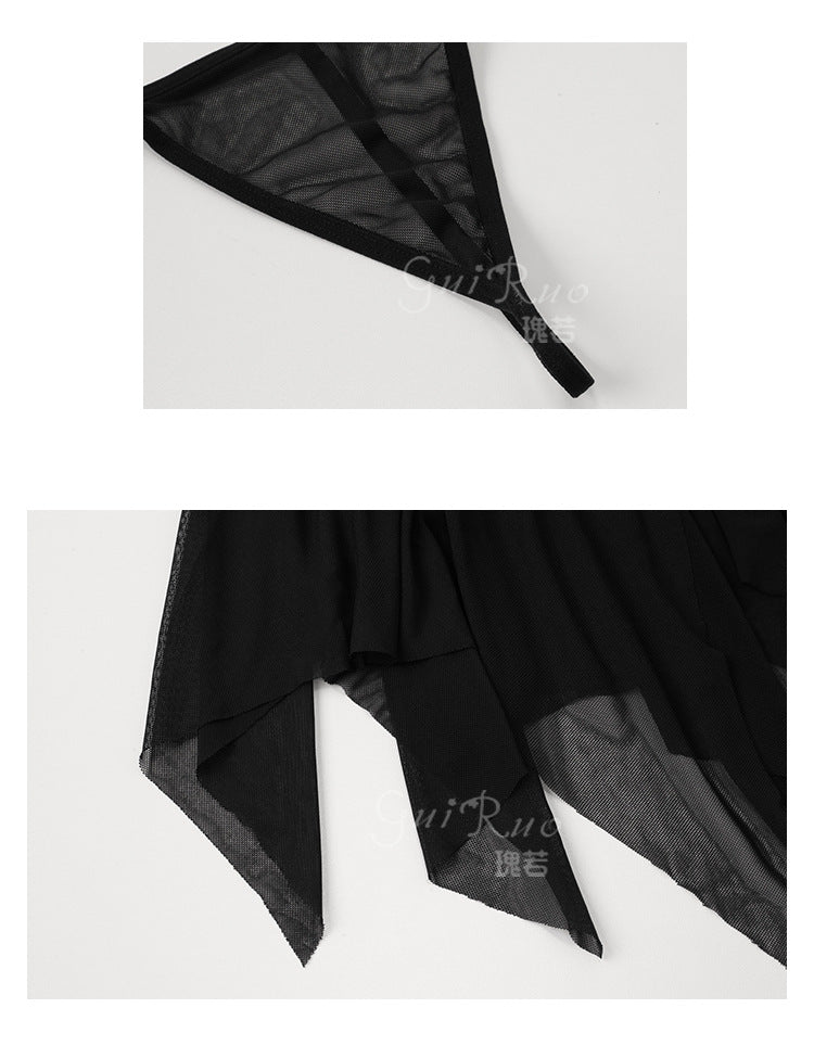 Butterfly Sheer Lingerie Nightgown