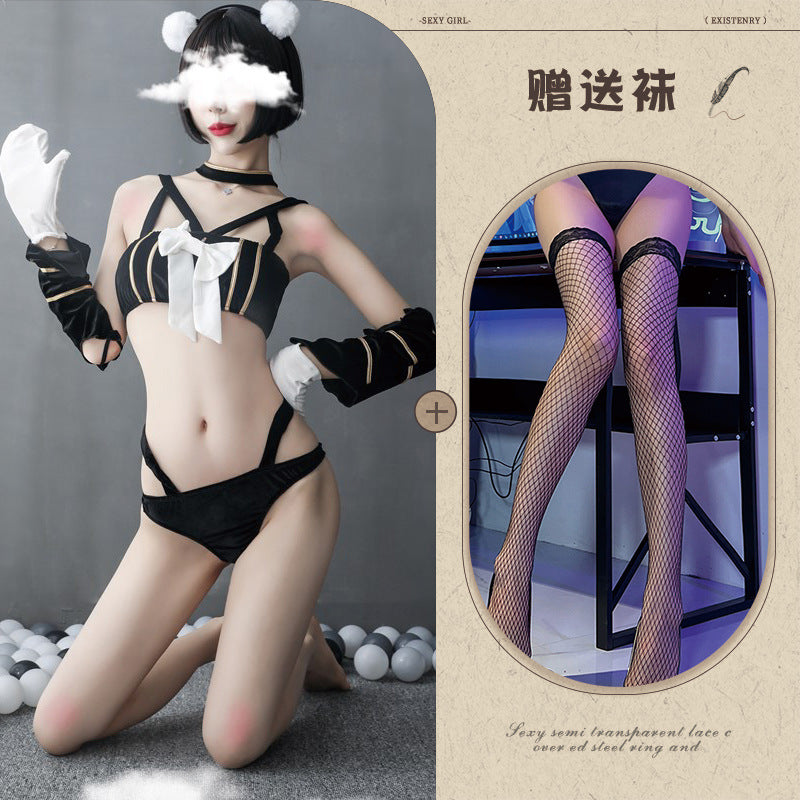 Catwoman Corset with Cut-Out Design