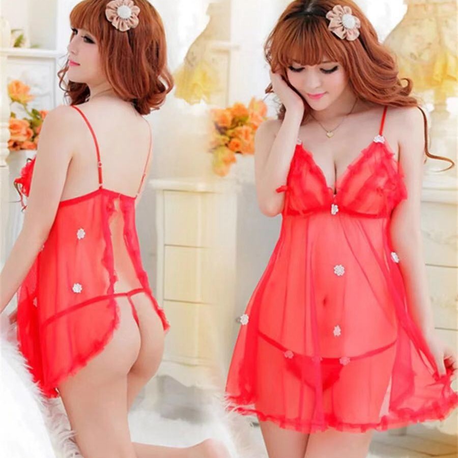 Transparent Slip Dress