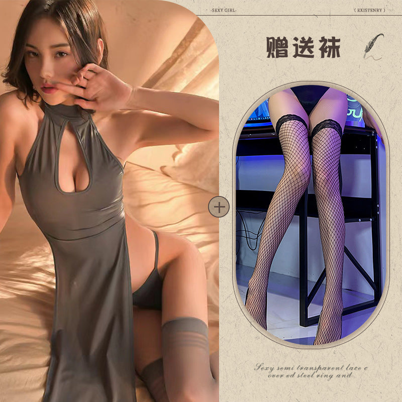Backless Qipao Teddy