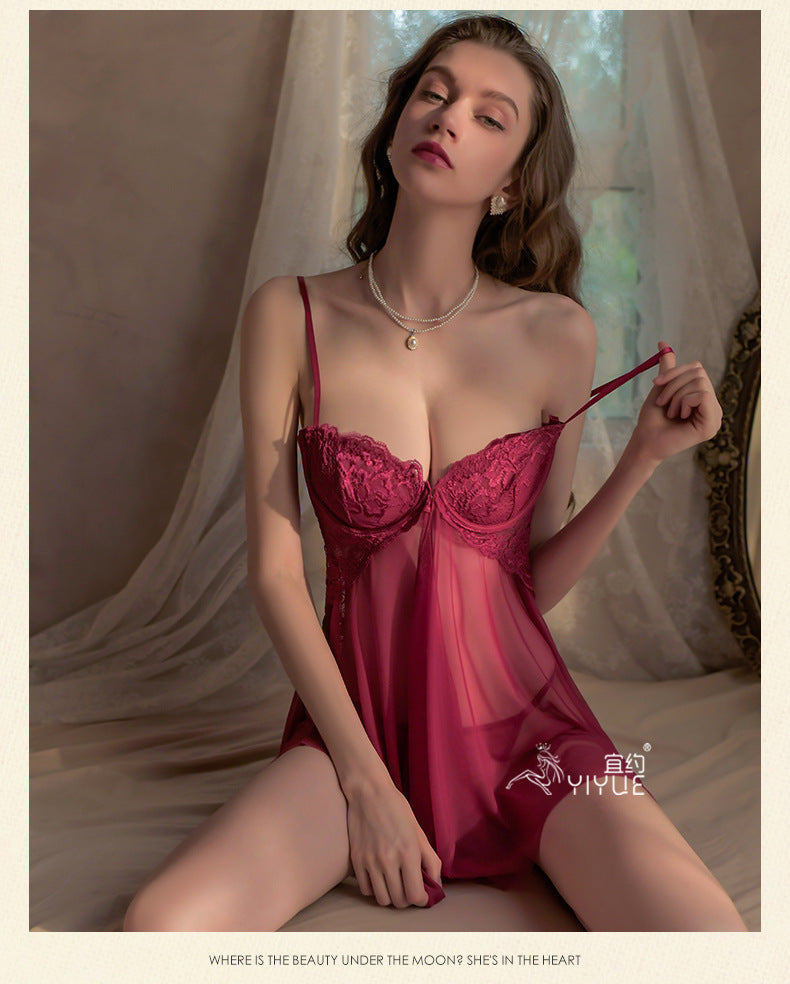 Steel Underwire Push-Up Costume Set