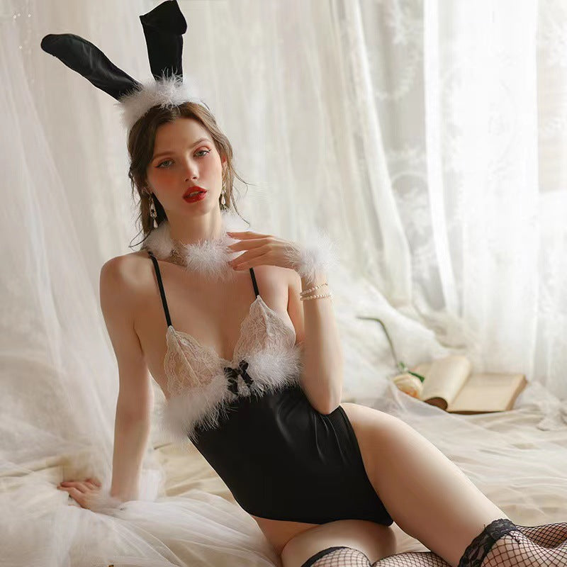Bunny Open Crotch Set