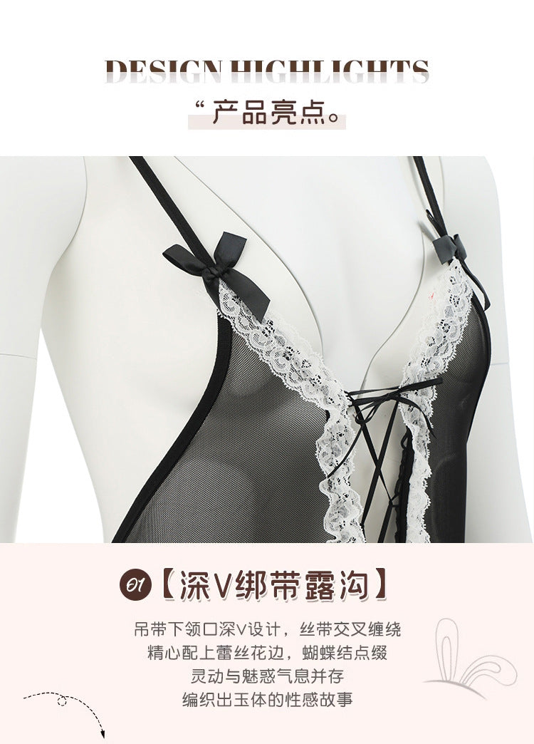 Bunny Open Crotch Set