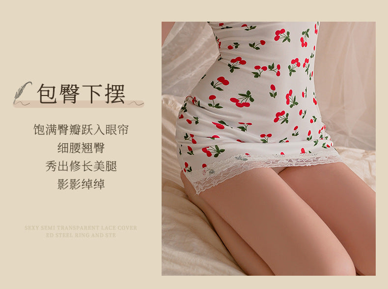 Cherry Print Chemise