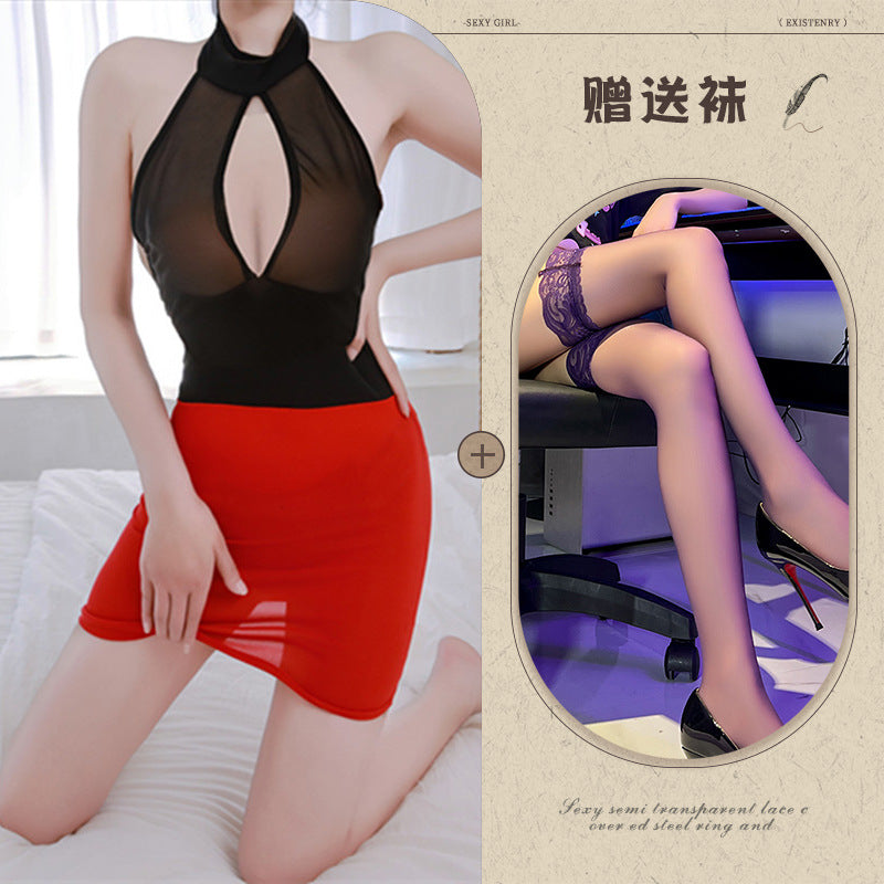 Secretary Style Lingerie Pajamas