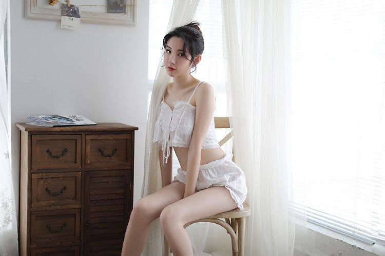 Strapless Lace Teddy Set