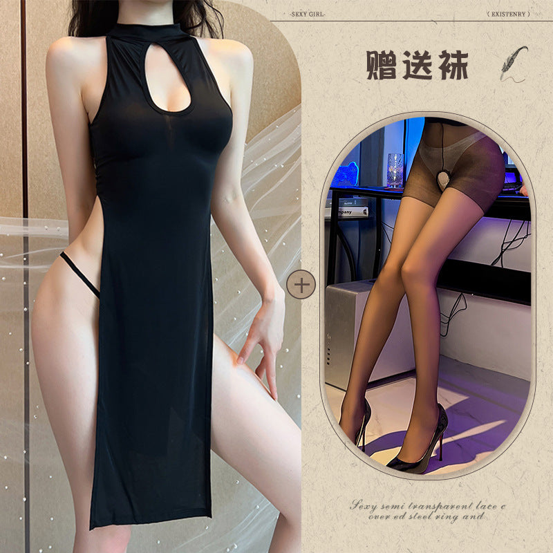 Backless Qipao Teddy