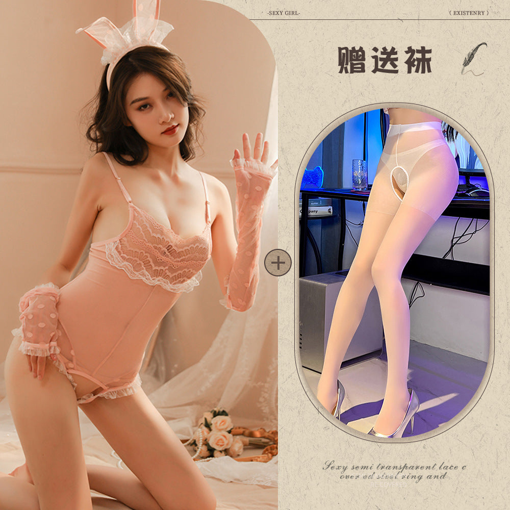 Bunny Open Crotch Set