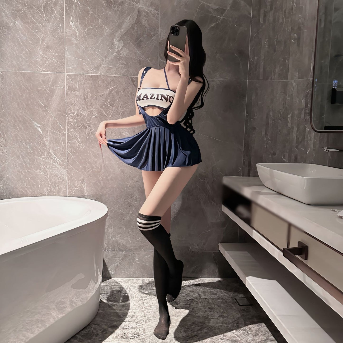 Strapless School Dress