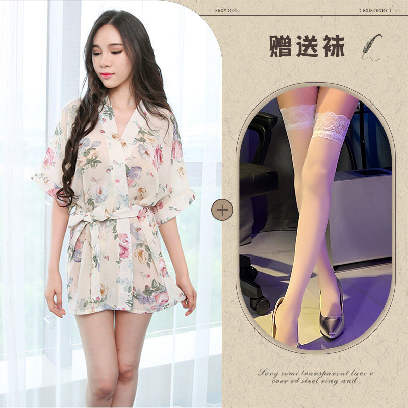 Chiffon Robe Set