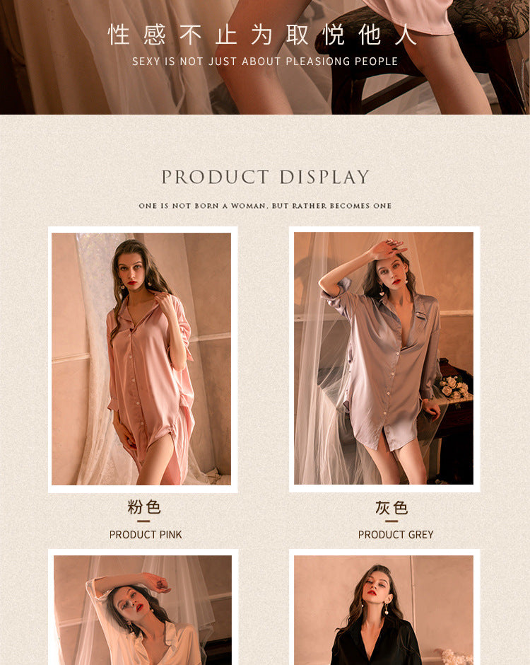 Silk Robe na istilo ng kasintahan