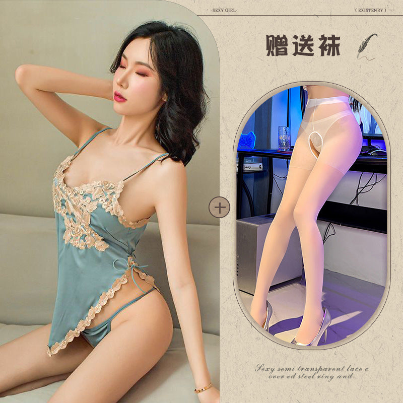 Backless Silk Chemise