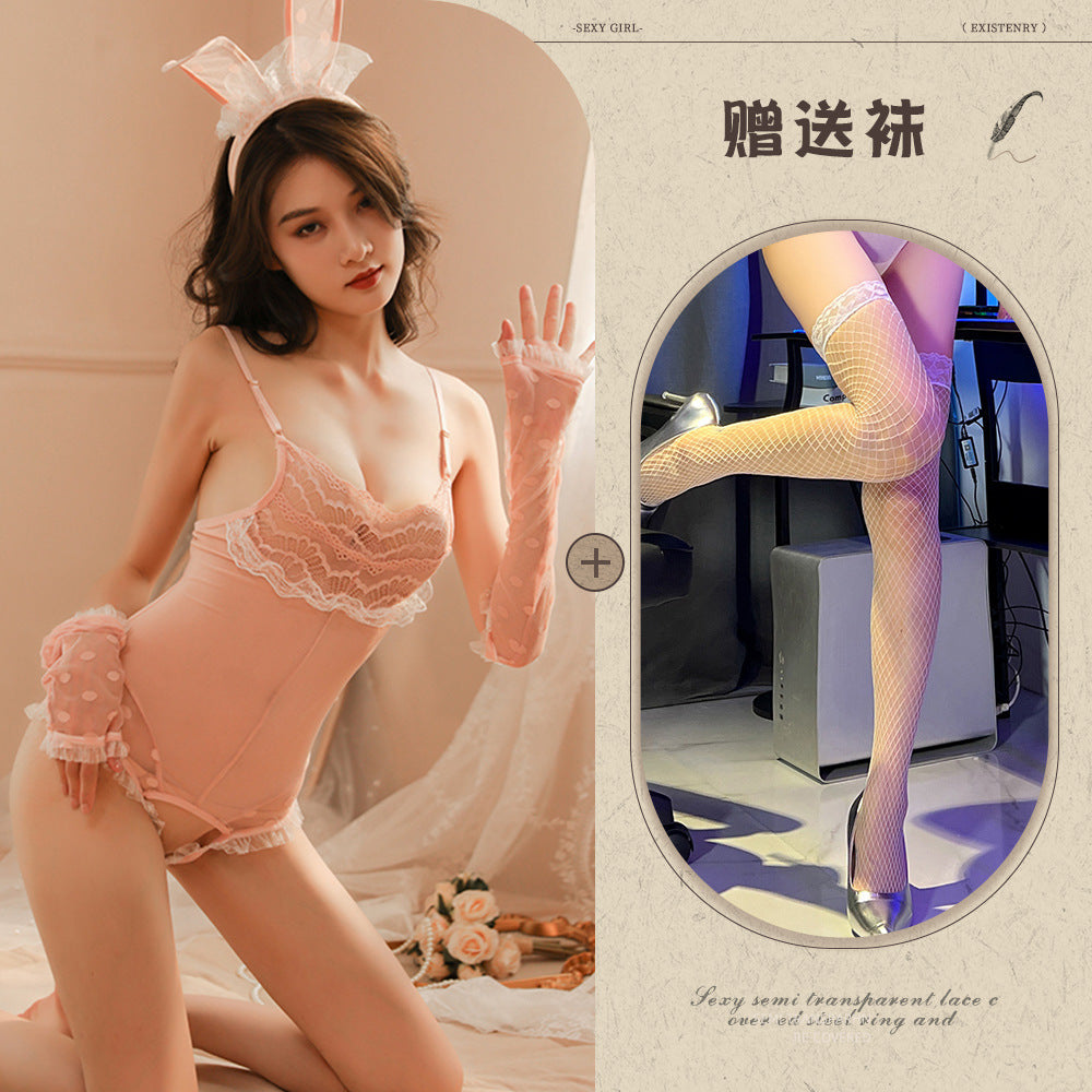 Bunny Open Crotch Set