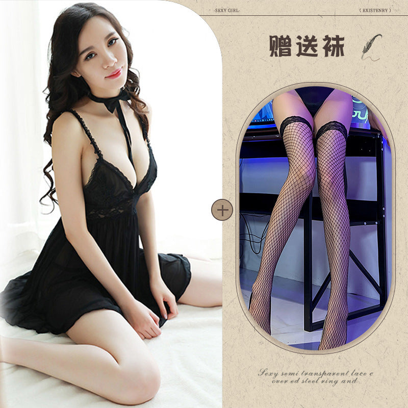 Summer Sheer Chiffon Nightdress