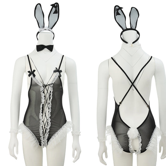 Bunny Open Crotch Set