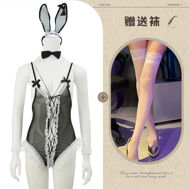Bunny Open Crotch Set