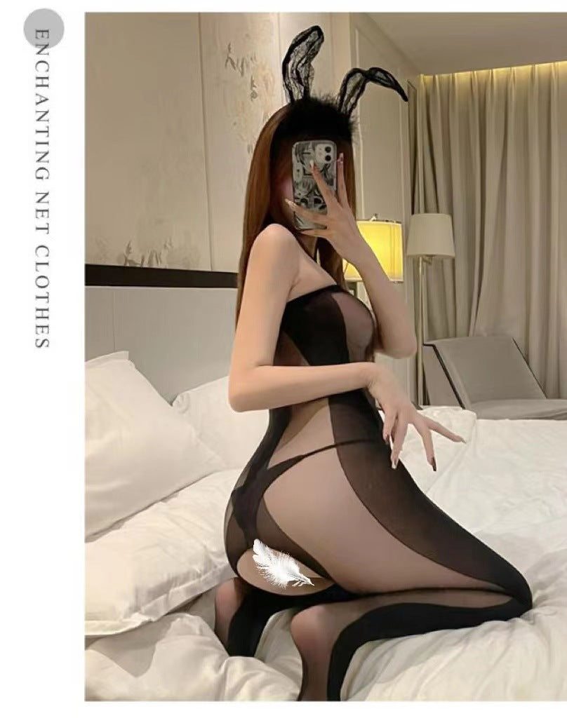 Lace Jacquard Bodysuit Lingerie