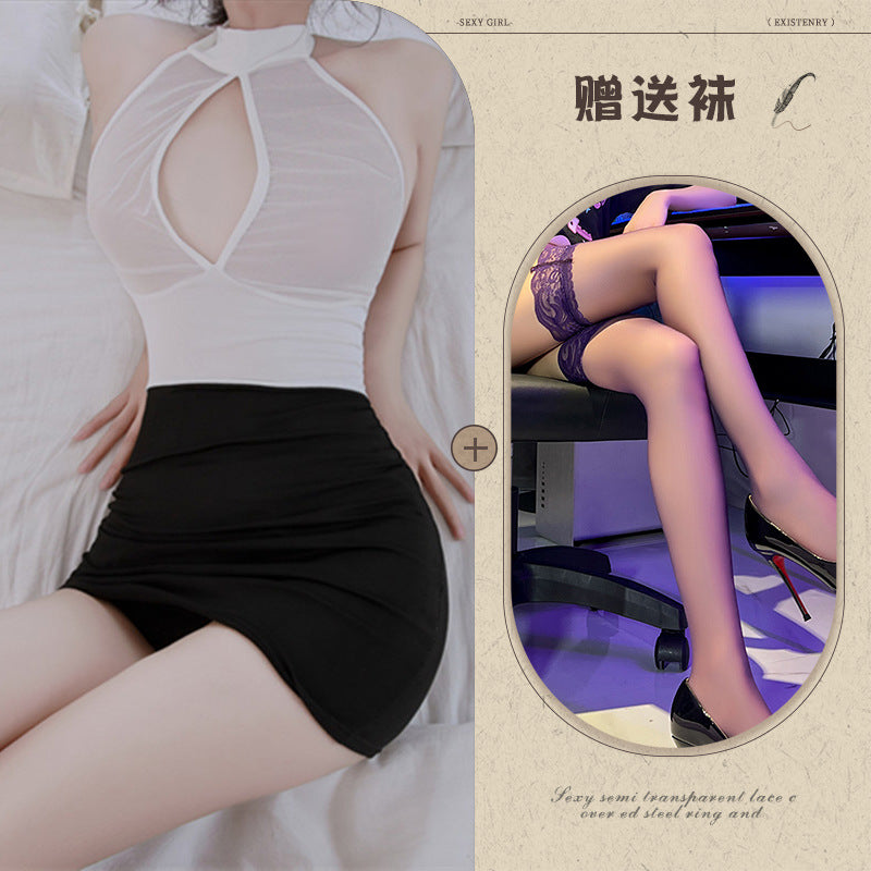 Secretary Style Lingerie Pajamas