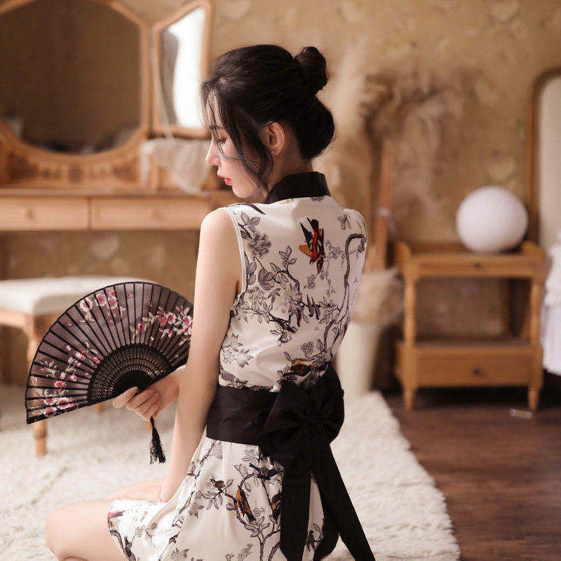 Japanese Kimono Robe Lingerie Set