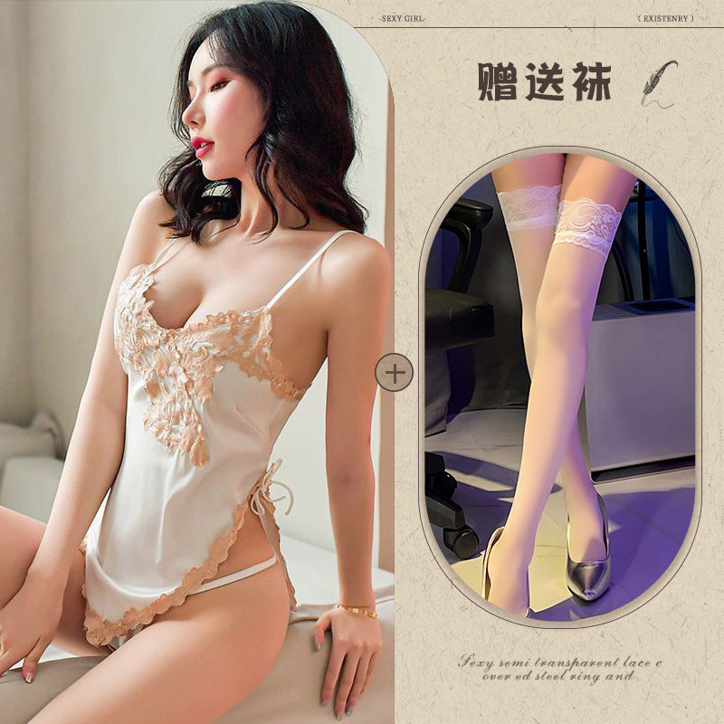 Backless Silk Chemise
