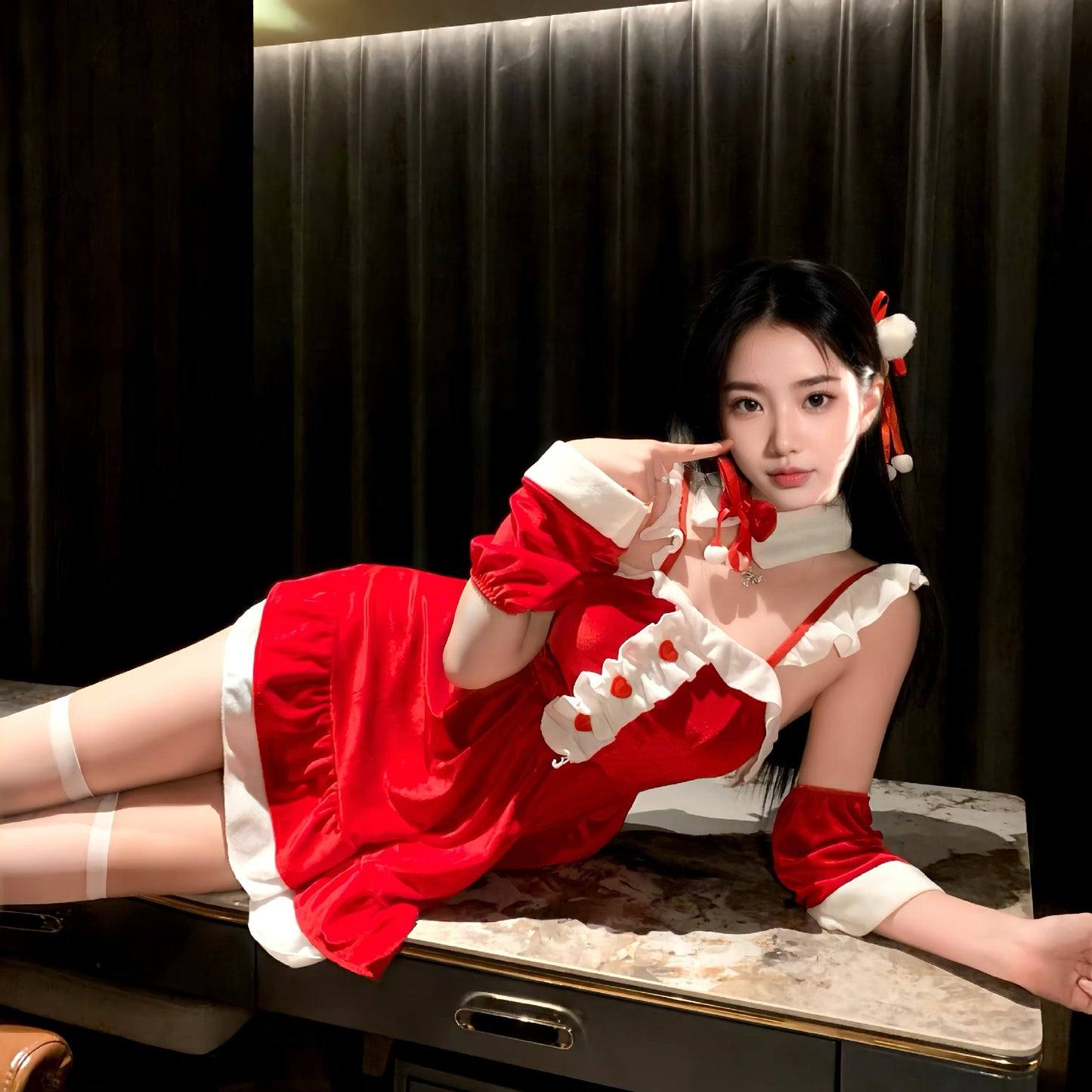 Velvet Lolita Christmas Robe