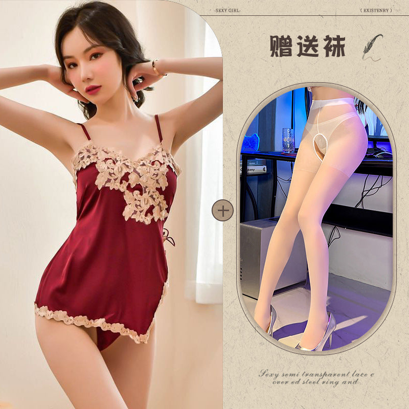 Backless Silk Chemise
