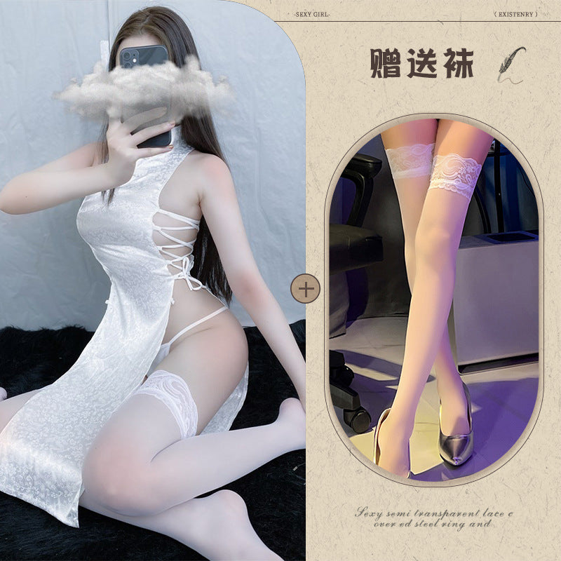 Side-Slit Qipao Set
