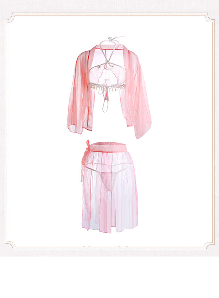 Pearl Fringe Bustier