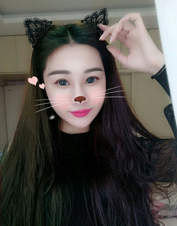Headband sa Tenga ng Pusa