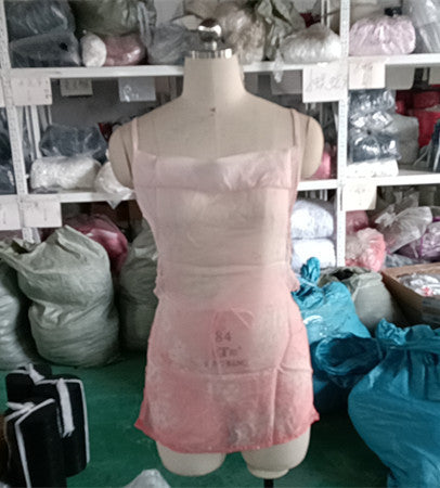 Gradient Sheer Pajama Set