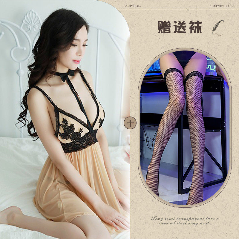 Summer Sheer Chiffon Nightdress