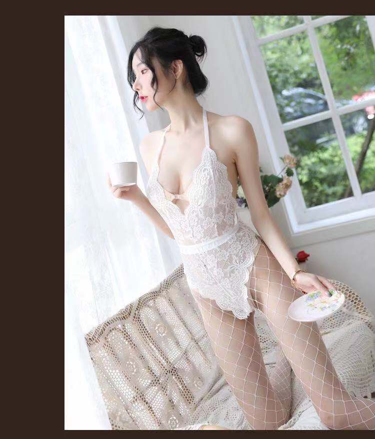 Backless Snap-Crotch Catsuit