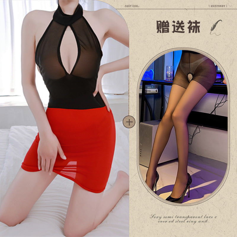 Secretary Style Lingerie Pajamas