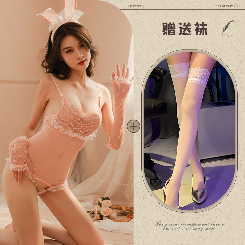 Bunny Open Crotch Set