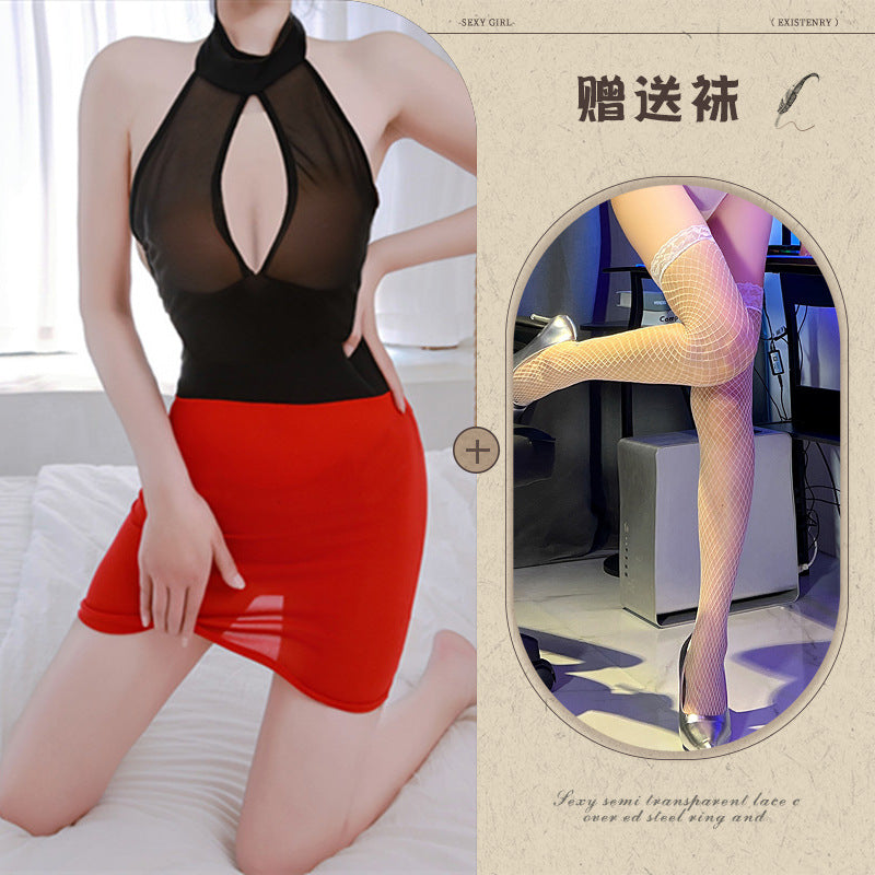 Secretary Style Lingerie Pajamas