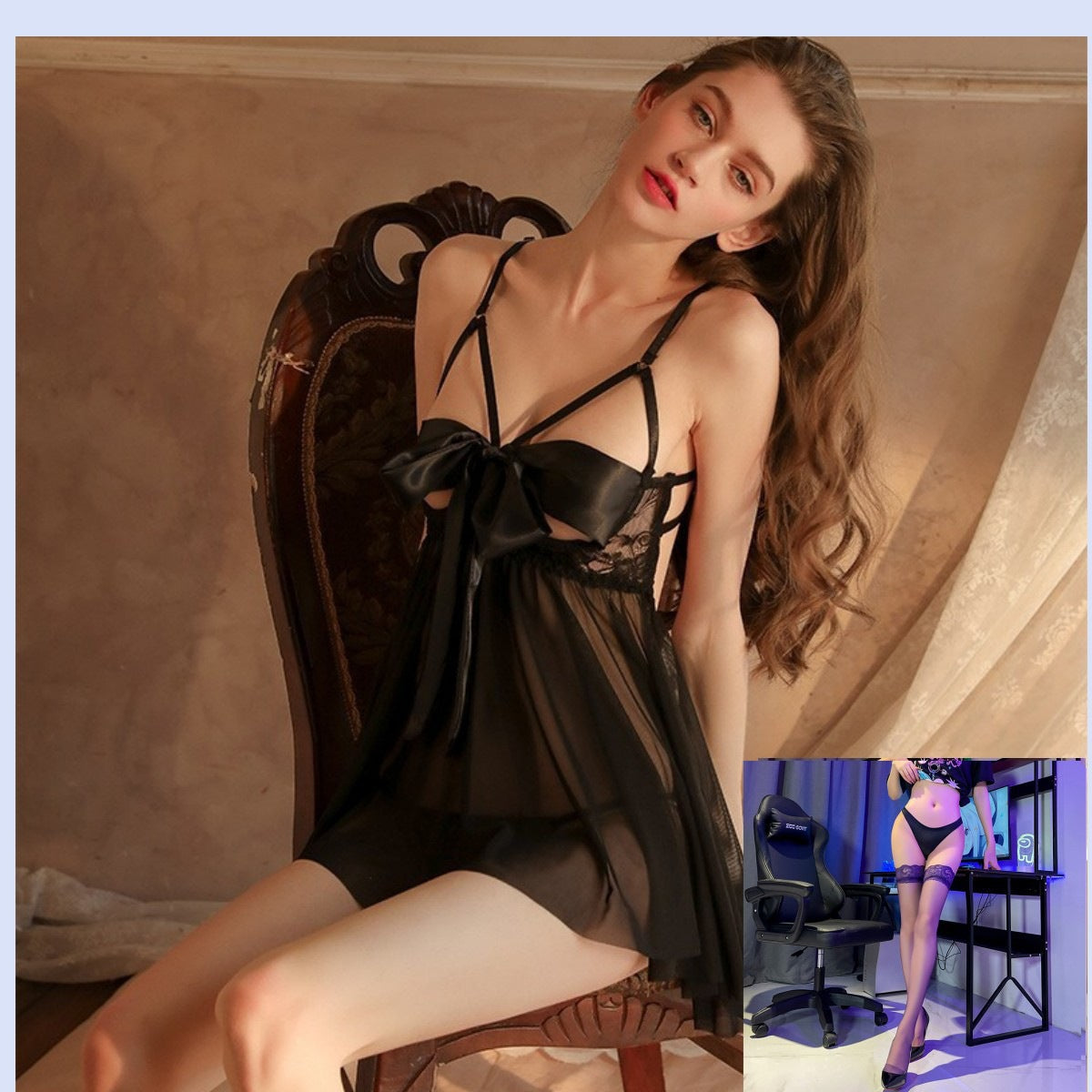 Bow Front Nightdress
