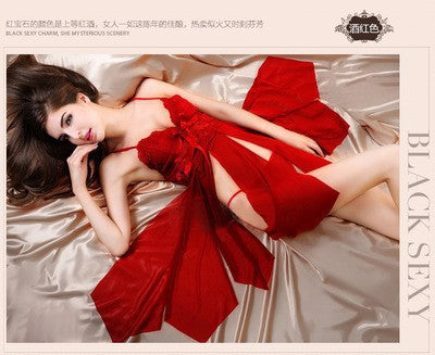 Lace Off-shoulder Gown