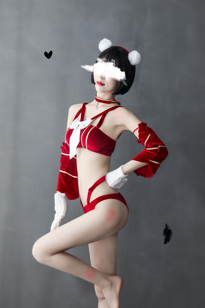 Catwoman Corset with Cut-Out Design