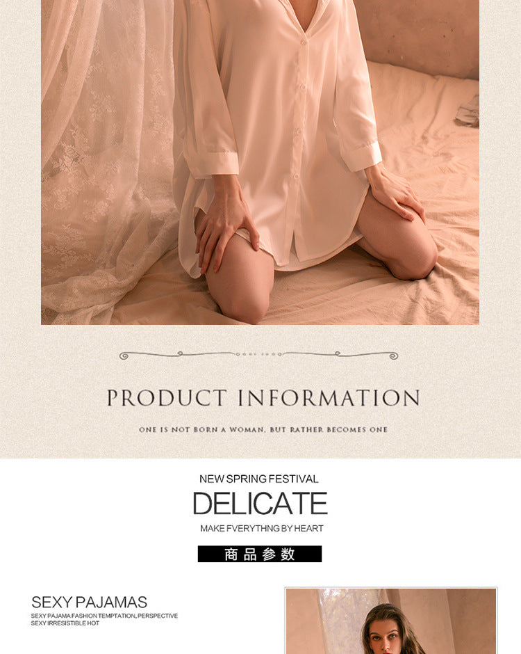 Silk Robe na istilo ng kasintahan