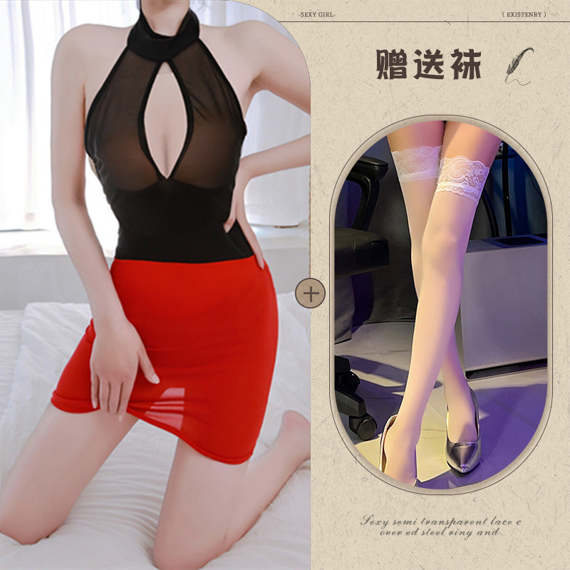 Secretary Style Lingerie Pajamas