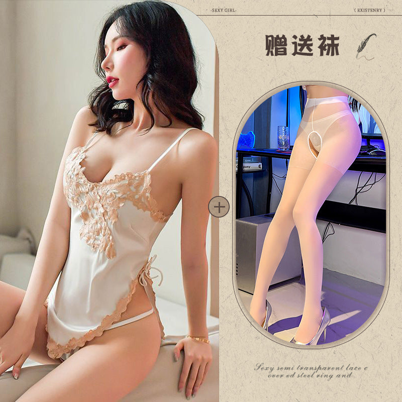 Backless Silk Chemise