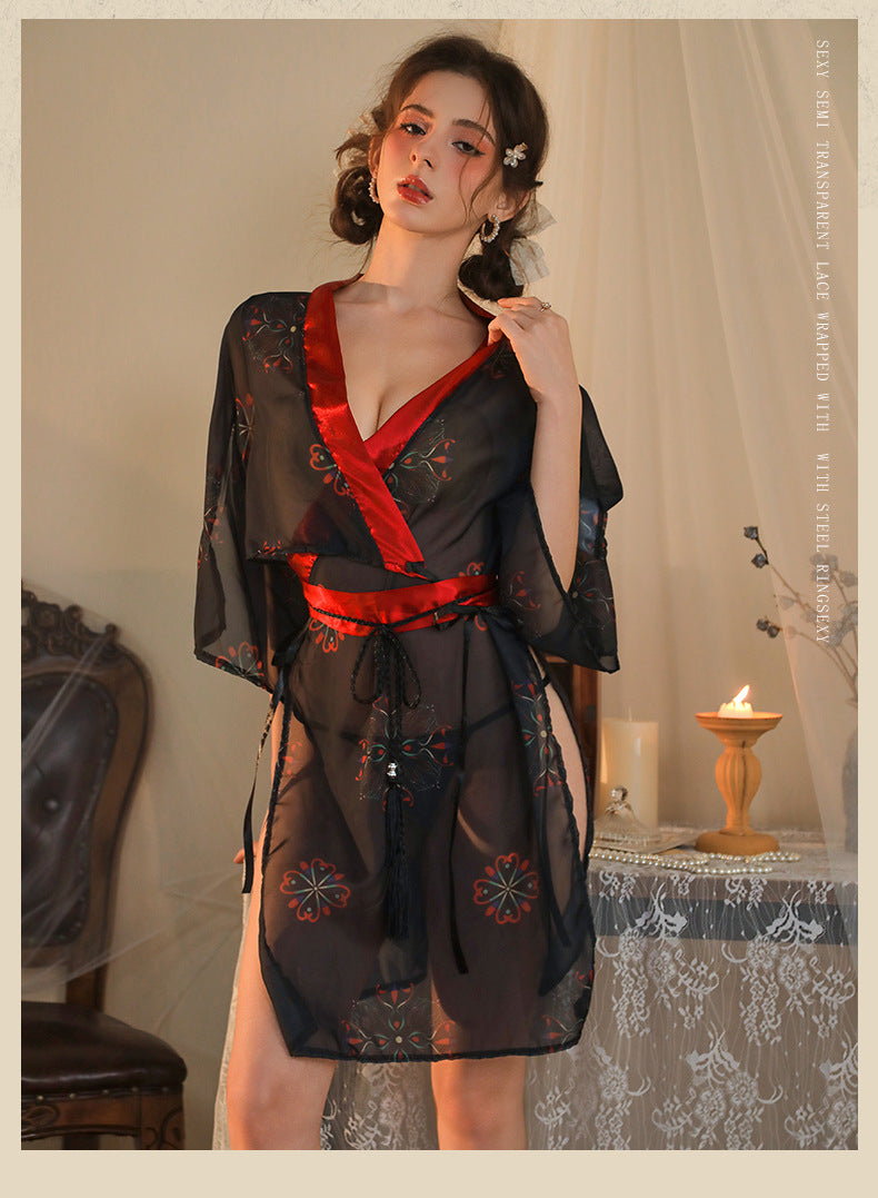 Black Kimono Lingerie
