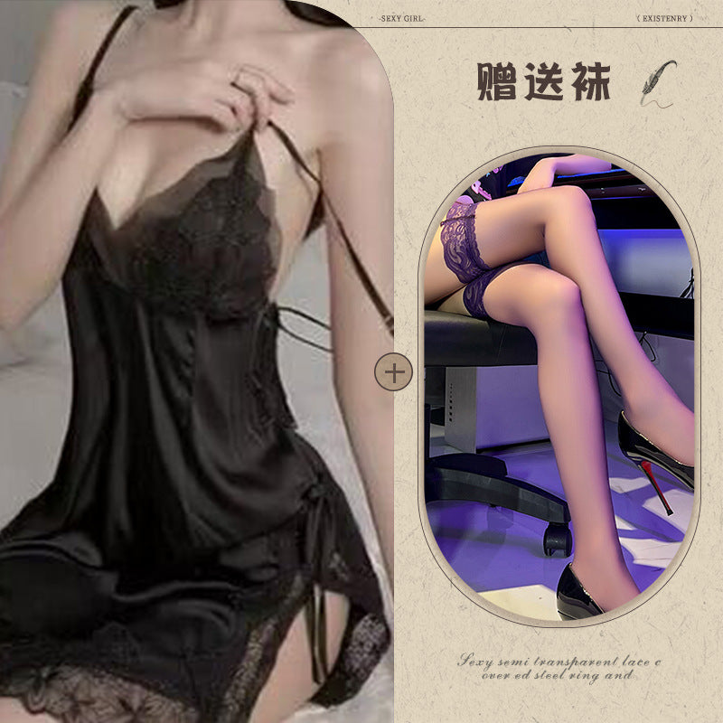 Silid-tulugan na Satin Chemise