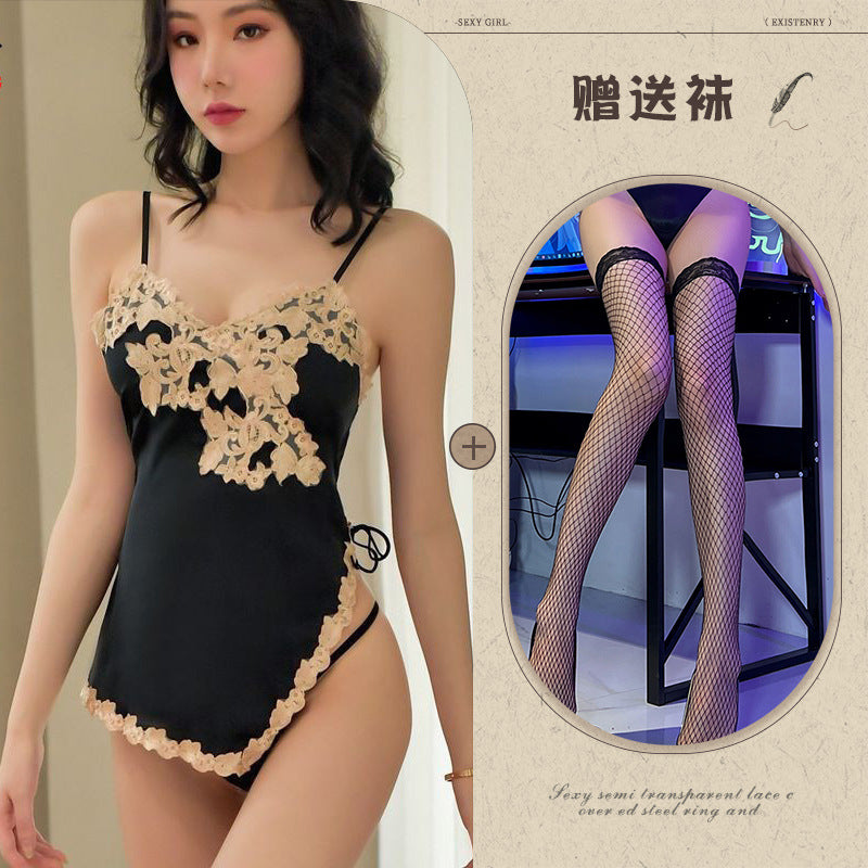Backless Silk Chemise