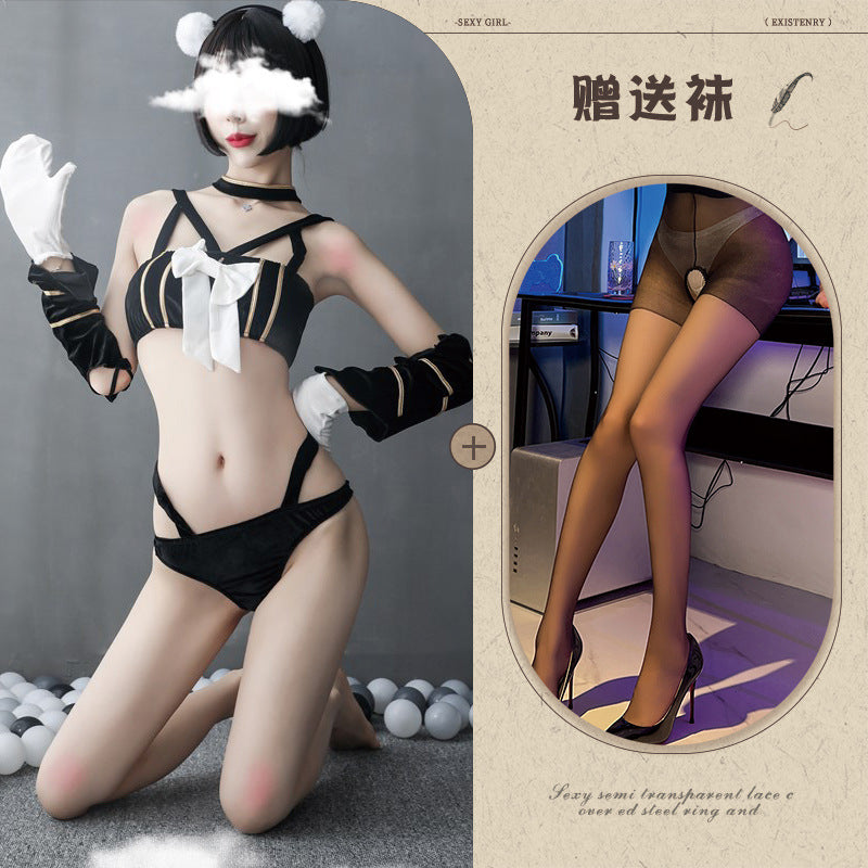 Catwoman Corset with Cut-Out Design